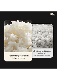 Nồi Cơm Điện Tử Bear 3L Lòng Nồi 5 Lớp Đa Năng Nấu Cơm Nấu Cháo Hầm Hấp Hâm Nóng Hẹn Giờ Lên Đến 12 Tiếng SB-NC30A - HÀNG CHÍNH HÃNG