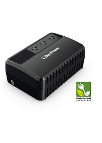 Bộ lưu điện UPS CyberPower BU600E - 600VA / 360W -  Tích hợp công nghệ ổn áp AVR, Công nghệ tiết kiệm điện GreenPower, công nghệ Line Interactive - Hàng chính hãng