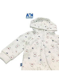 Bộ quần áo dài có nón unisex họa tiết Tuần lộc trắng trần bông - AICDBGX9E454 - AIN Closet