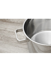 Bộ nồi và chảo chống dính vân đá inox 304 cao cấp Fivestar Plus 5 món nắp kính , tặng 1 vá canh