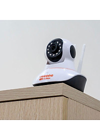 Camera ip Yoosee Wifi 3 Râu 8 Led Có Màu Ban Đêm, xoay 360 độ, Bản Chuẩn 1080Pixel - Hàng Nhập Khẩu