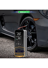 Máy Bơm Lốp Mini Cầm Tay CARSUN C3106 – Pin 4000mAh, Bơm Không Dây, Công Suất 40W, Tích Hợp Đèn LED & Sạc Dự Phòng