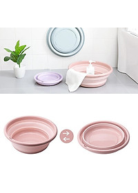 Thau, Chậu Nhựa Gấp Gọn Đa Năng Dùng Trong Bệnh Viện , Trường Học , Công Sở - Hàng chính hãng (Giao màu ngẫu nhiên)