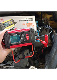 Hàng Nhật: Bộ Sạc Và Test Bình Ắc Quy Thông Minh 2IN1 FOXSUR 12V Công Nghệ Hiện Đại