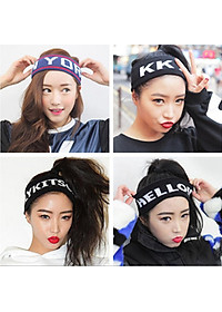 Băng đô nam nữ dệt kim bản to headband Kpop, Cpop dùng tập thể thao thấm hút mồ hôi tốt TB09 (Chọn mẫu)