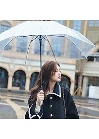 Ô đi mưa trong suốt - dù che mưa che nắng trong suốt, bền- đẹp