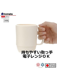 Combo Cốc nhựa uống nước Inomata cao cấp - Trắng ngà nội địa Nhật Bản