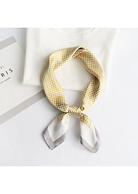 Khăn lụa vuông basic dễ phối đồ AKL90 (70x70cm