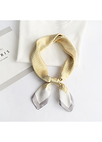 Khăn lụa vuông basic dễ phối đồ AKL90 (70x70cm