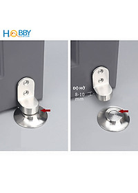 Chặn cửa chống va đập nam châm gắn sàn nhà inox 304 Hobby Home Decor CC5