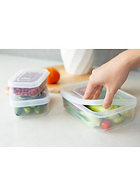 Bộ 6 hộp đựng thực phẩm chữ nhật Inochi Hokkaido (500-750-1000-1500-2000-2500ml)