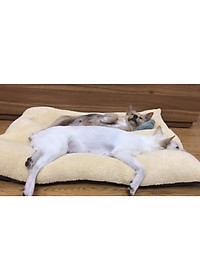 Nệm ngủ cho chó to (có khoá kéo) tặng gối nằm size 45kg