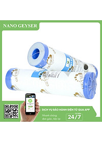 Lõi lọc nước số 1 máy NANO, Lõi PP.2IN1.GAC Nano Geyser, Dùng cho các dòng máy lọc nước NANO, UF, Geyser Eco, Ecotar, TK - Hàng Chính Hãng