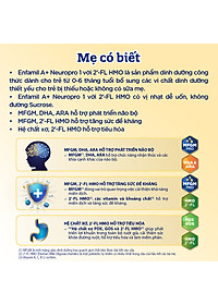 Sữa bột Enfamil A+ Neuropro 1 400g với DHA giúp phát triển não bộ cho trẻ từ 0-6 tháng tuổi