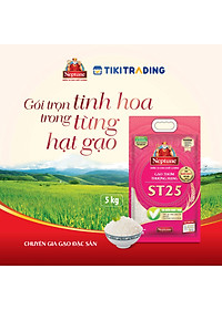 Gạo Thơm Đặc Sản ST25 Neptune túi 5kg