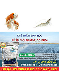 Combo 2 gói Vi sinh xử lý ao nuôi Tôm, Cá - LASACHU
