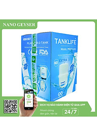 Bình áp máy lọc nước 8L Nano Geyser, Tặng van bình áp nối nhanh - Hàng Chính Hãng