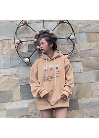 ÁO KHOÁC NỈ HOODIE GẤU NAM NỮ UNISEX - GIN STORE