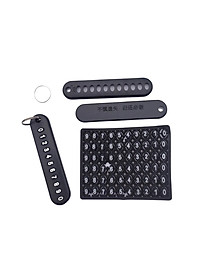 Móc khóa xe chống thất lạc TÂM LUÂN Chổi lau tẩm dầu - Hàng chính hãng