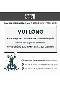 Máy vắt cam mini Lebenlang LBL3383 công suất 40W, dung tích 500ml, bảo hành 2 năm - hàng chính hãng