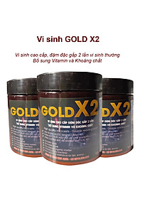 Men vi sinh Gold x2 150GR đậm đặc cao cấp, bổ sung Vitamin và khoáng chất, làm trong nước, khử tanh, phân hủy thức ăn dư thừa bể cá