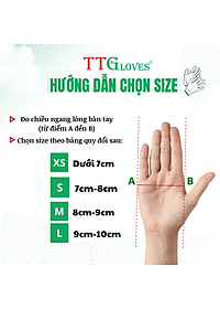 Găng Tay Y Tế Size S Không Bột Nitrile TTGLOVES Màu Trắng (100 Chiếc/hộp)