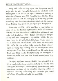 Lịch Sử Giao Thông Vận Tải Việt Nam Từ Năm 1945 Đến Năm 1975 (Sách chuyên khảo)