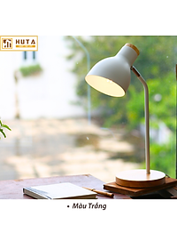Đèn Học Để Bàn Đế Gỗ HUTA LVG1 Chống Cận, Vintage, Decor Trang Trí Bàn Học Bàn Làm Việc, Bóng Đèn Led Đổi Màu Tiết Kiệm  Điện