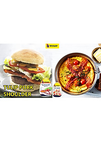 Thịt Heo Hộp Ham Vai Heo Tulip 340g - Nhập Khẩu Đan Mạch | Tulip Pork Shoulder 340g