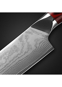 DAO - BỘ 3 DAO BẾP NHẬT BẢN THÉP DAMASCUS MÃ A4 DT2 nt topcomshop vn