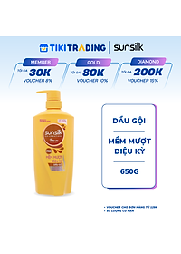Dầu gội Sunsilk Mềm Mượt Diệu Kỳ 650g