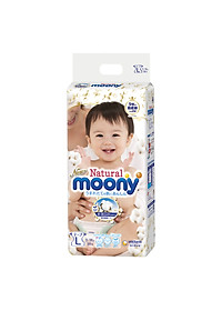 Tã Dán Moony Natural Bông Organic L38 (38 Miếng)