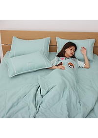 Bộ ga giường chần bông K-Bedding by Everon KNTS chất vải Ice-tencel thoáng mát, kháng khuẩn