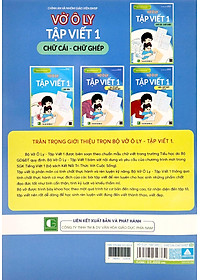 Vở Ô Ly Tập Viết 1 - Chữ Cái - Chữ Ghép