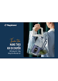 Máy làm sữa hạt đa năng Nagakawa NAG0825 (0,6L - 500W) - Hàng chính hãng