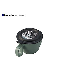 Cốc uống nước Inomata có nắp đậy an toàn giúp giữ gìn vệ sinh cốc & đồ uống bên trong - nội địa Nhật Bản