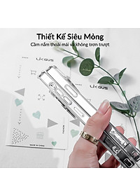 Ốp lưng chống sốc cho iPhone hiệu Likgus Crashproof - Thiết kế trong suốt, chống ố, giúp chống chịu mọi va đập - hàng nhập khẩu