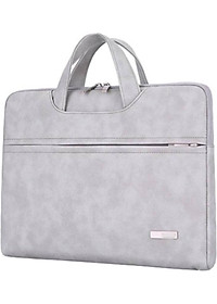 Cặp xách da, túi xách da đựng macbook, laptop, surface chống nước, chống sốc - Tặng kèm ví đựng sạc, chuột