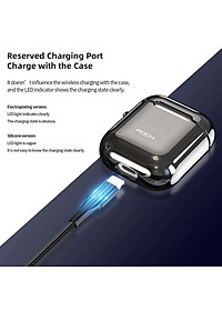 Bao case cho airposd 1 / 2 chống sốc hiệu ROCK RPC-1483 mỏng 2mm, bảo vệ toàn diện, vật liệu cao cấp - Hàng nhập khẩu