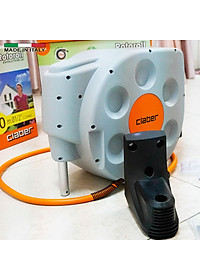 Bộ Vòi Tưới Cây Tự Thu Dây Claber Rotoroll Evolution 8696, loại 20 mét, vòi tưới 2 chế độ