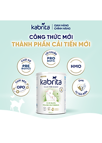 Combo 2 lon Sữa dê Kabrita số 2 cho trẻ từ 12- 24 tháng - Lon 800g