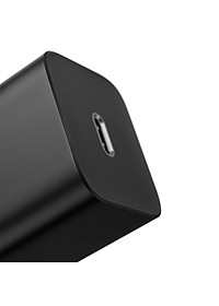 Adapter Cóc củ sạc type c sạc nhanh 20W chuẩn PD 3.0 Type-C hiệu Baseus Super Si trang bị chip sạc thông minh cho iPhone 12 / iPad Pro 2020 / Samsung / Oppo / Huawei / Vivo (phiên bản đầu cắm US-UK) - Hàng nhập khẩu