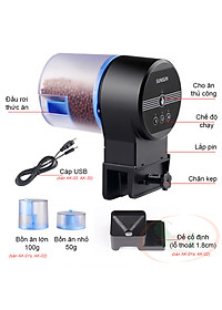 Máy cho ăn Sunsun Mini Smart Feed AK 01S / 02 / 32 hẹn giờ tự động cho cá tép ăn