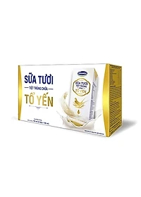 COMBO 24 HỘP Sữa Tươi Tiệt Trùng Vinamilk Có Chứa Tổ Yến - Hộp x 180ml