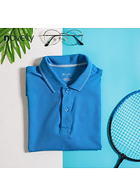 Áo thun nam Polo NOVELTY trơn màu cổ bo 210130N