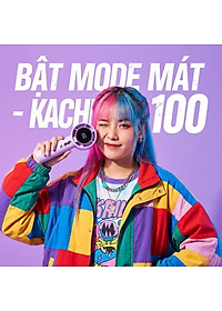 Quạt cầm tay mini Kachi MK400 pin khoẻ 100 cấp độ gió - Hàng chính hãng Hàng nhập khẩu