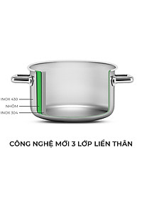 Nồi Inox liền khối Elmich Trimax Eco EL-3991