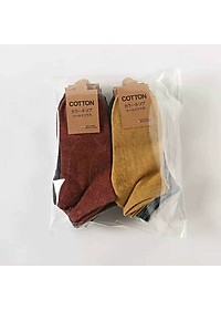 Combo 10 Đôi Tất Nam/Nữ Cổ Ngắn Hàng Loại 1 Co Giãn Tốt,Thấm Hút Mồ Hôi.Khử Mùi ,Kháng Khuẩn