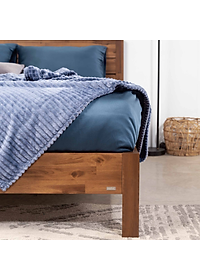 Giường ngủ gỗ CT17MH Juno Sofa màu vàng nâu