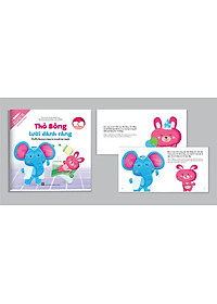 Full Combo (bộ 5 cuốn) Ehon Kỹ Năng Sống Thỏ Bông - Âm Thanh - Nhận Biết (Tặng Vòng Dâu Tằm May Mắn Cho Bé)